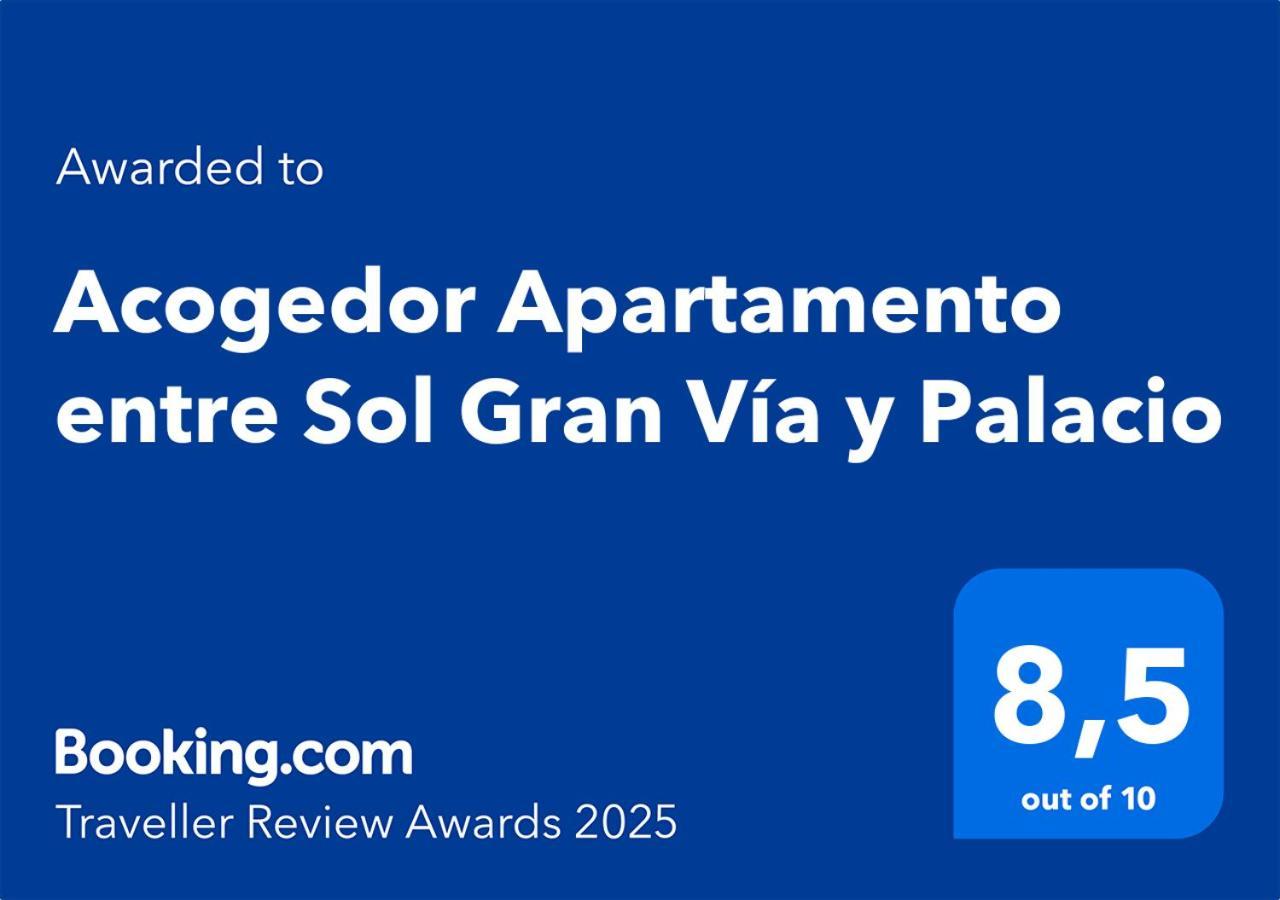 Acogedor Apartamento Entre Sol Gran Via Y Palacio Madrid Kültér fotó
